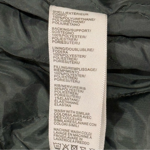 Hudson Womens Oversized Faux Leather Bomber Jacket Medium Black Shearling Edgy - Picture 14 of 15